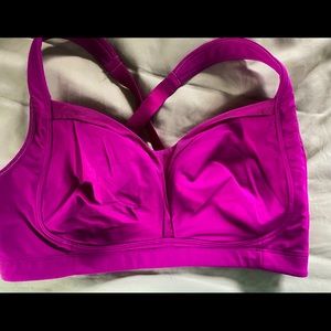 Lululemon, 36 DD, exercise bra. Awesome support!